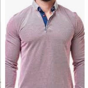 Maceoo Long Sleeve Regular Fit Polo Shirt